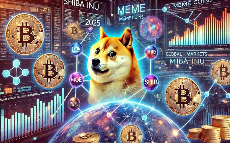 شیبا اینو و تاثیر آن بر بازار میم کوین ها در سال ۲۰۲۵ ارتباط شیبا اینو با بازارهای بزرگ تر