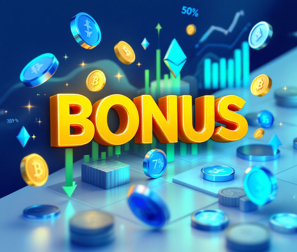 انواع بونوس در صرافی‌های ارز دیجیتال