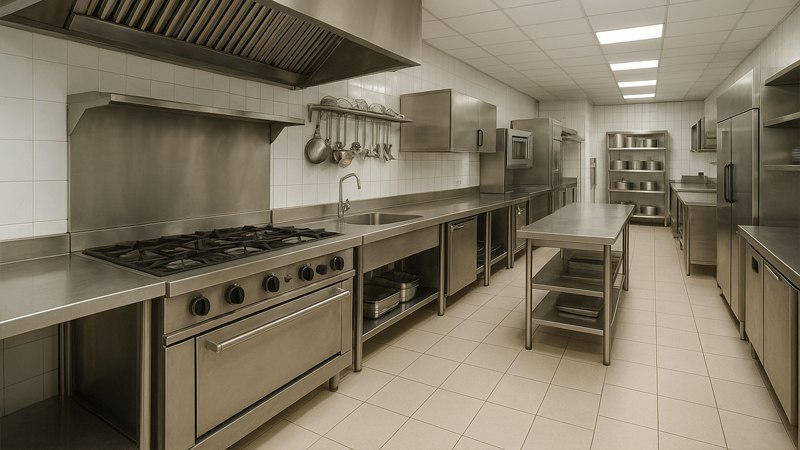 تجهیز آشپزخانه تالار