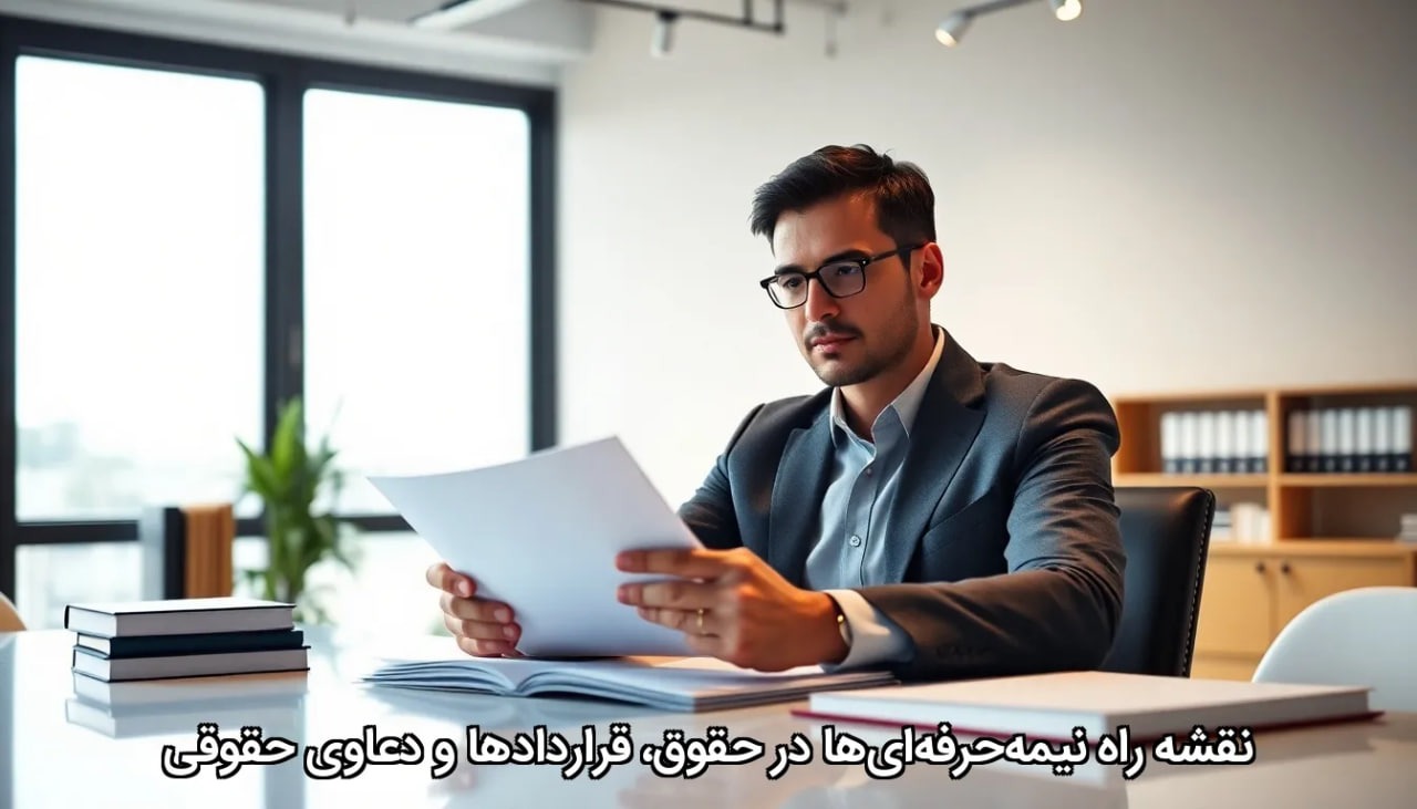 نقشه راه نیمه‌حرفه‌ای‌ها در حقوق، قراردادها و دعاوی حقوقی