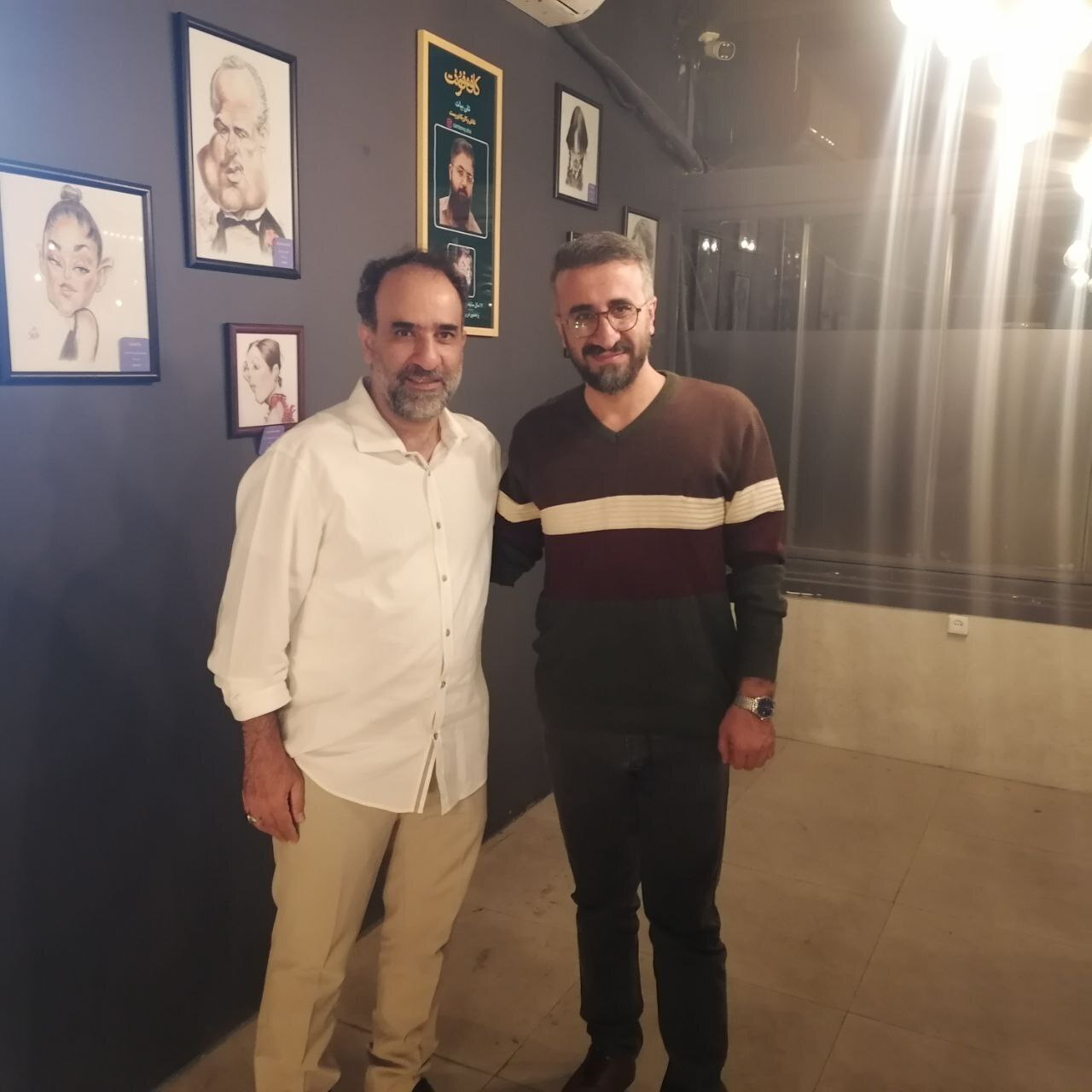 تصویر دیده نشده از رضا امیرخانی ساعاتی قبل از آخرین پروازش