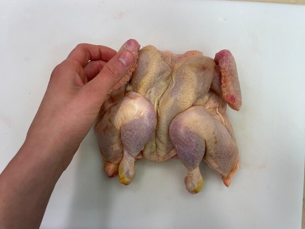 خروس سرخ شده با مرینیت ویژه در کنار سیب‌زمینی برشته | مراحل کامل روش تهیه + تصاویر