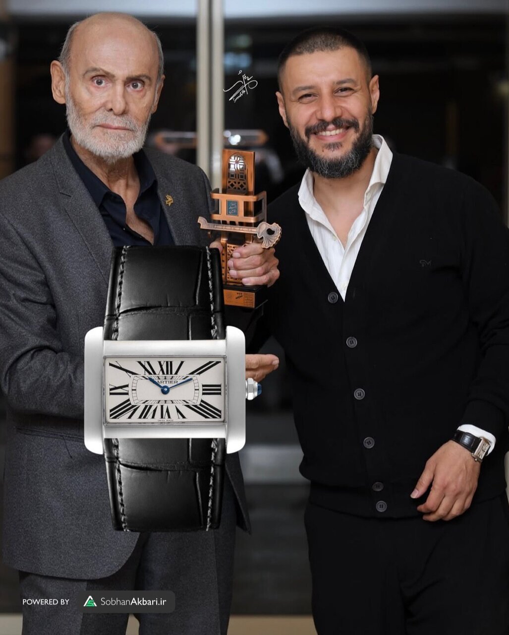 ساعت ۳۹۰ میلیارد تومانی جواد عزتی + تصویر