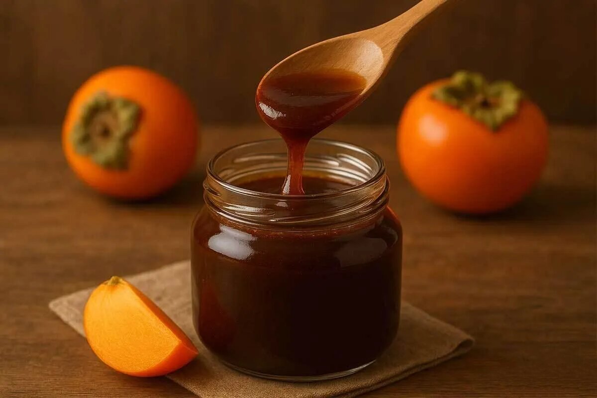 شیره خرمالوی خانگی ؛ شیرین کننده طبیعی پاییزی و مقوی + روش تهیه