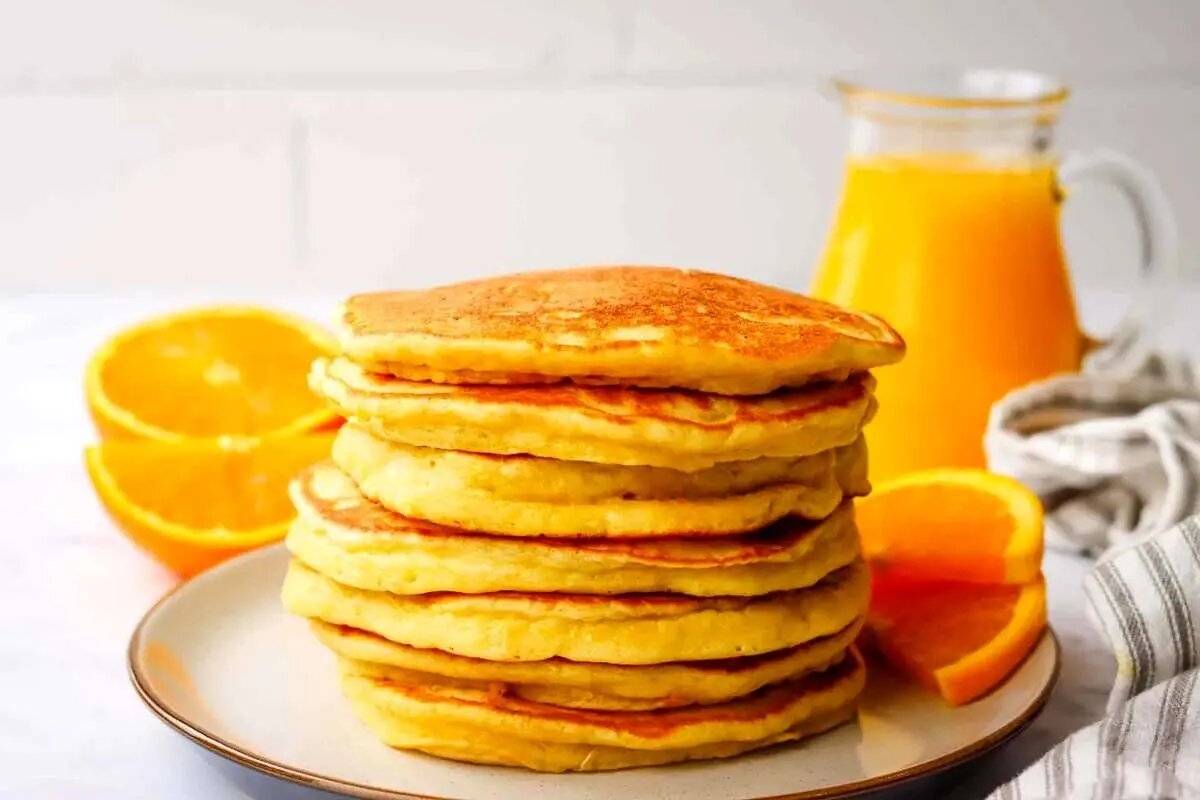 پنکیک پرتقالی ؛ یک تغییر خوشمزه در صبحانه های تکراری