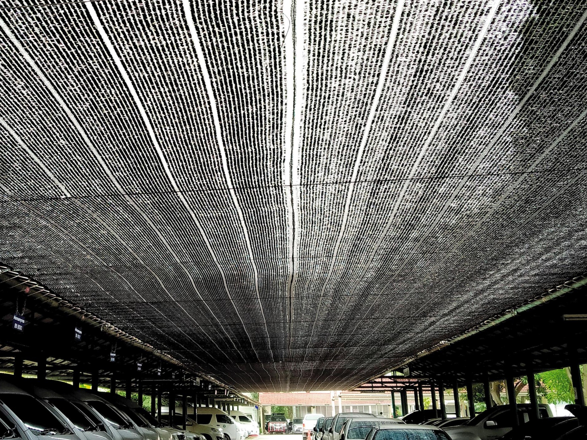 توری سایبان پارکینگ