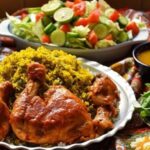 سیب پلو کرمانشاهی با مرغ؛ بهتر است برای پختنش روغن کرمانشاهی را حذف نکنید!