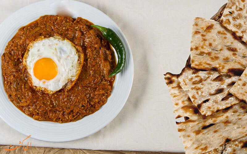 شیشه ناز؛ غذای محلی ساری با ترکیبی از گوشت، انار و گردو