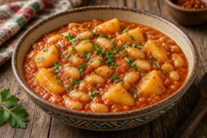 طرز تهیه خوراک لوبیا چیتی اقتصادی و سریع؛ ناهار ساده در کمتر از ۴۵ دقیقه