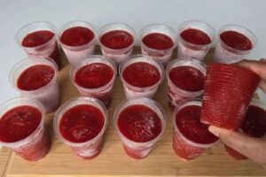 طرز تهیه سس گوجه و فلفل غلیظ زمستانی بدون جوشاندن طولانی