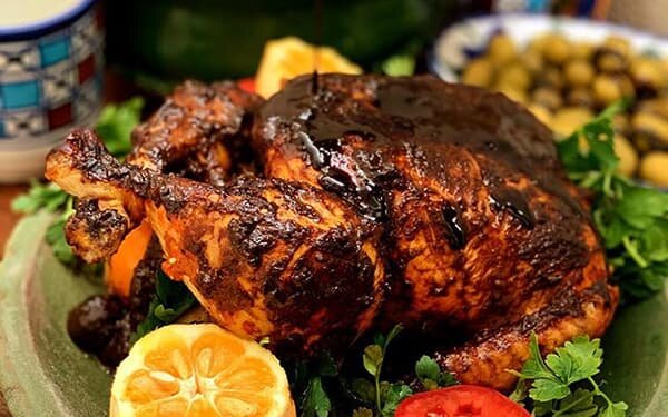 مرغ لونگی گیلانی ؛ این یک دستور خوشمزه برای شکم پر کردن مرغ است
