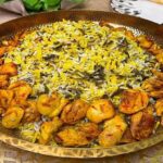 یک پلوی ایرانی متفاوت با برگ انگور؛ طرز تهیه تاک پلو شاهرودی