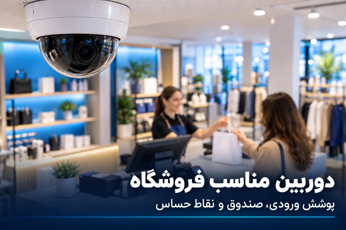 دوربین مداربسته برای فروشگاه