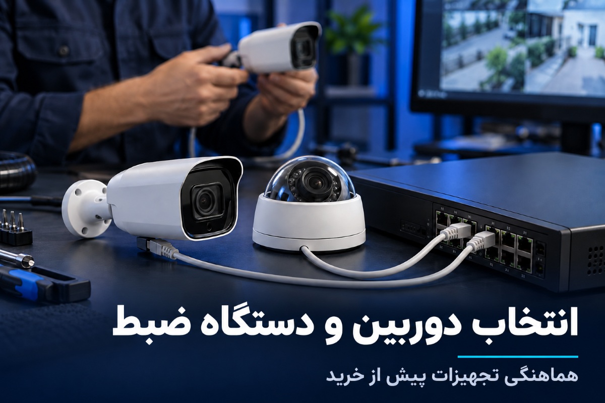 انتخاب دوربین و دستگاه