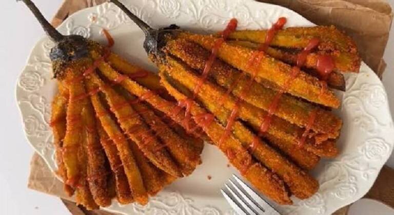 بادمجان سوخاری ترد و طلایی؛ پیش‌غذایی جذاب برای عاشقان طعم های سوخاری